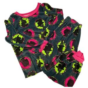 Wicked Universal Studios Pajamas Girls Size 6 Velour Set